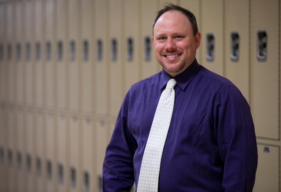 Ryan Gasser is the coordinator of marketing and communications for Eastland/Fairfield Career and Technical Schools. He deals with nine Fairfield County high schools in the course of his duties.