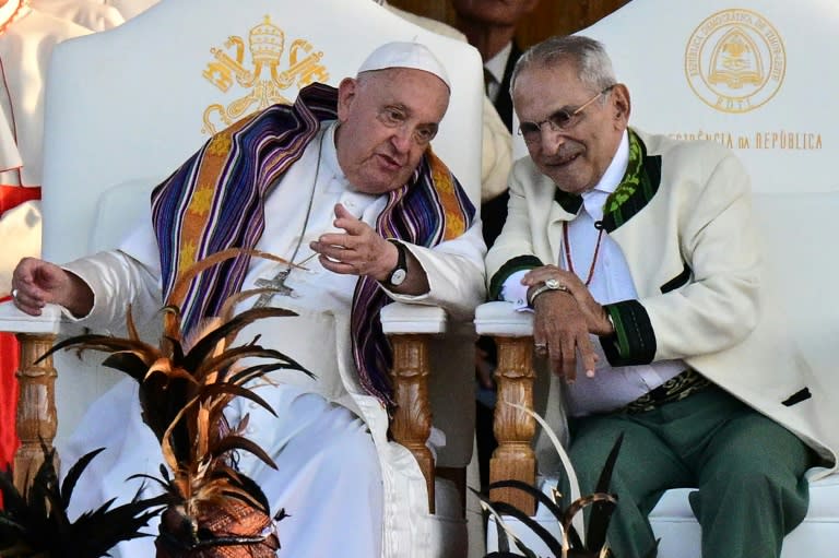 East Timor President Jose Ramos-Horta hosted Pope Francis this week for a three-day visit (Tiziana FABI)