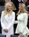 <p>Tiffany donned a sharp white coat by Chinese designer Taoray Wang for her father’s swearing in ceremony. <i>[Photo: Getty]</i> </p>