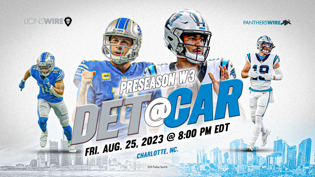 detroit lions preseason game today