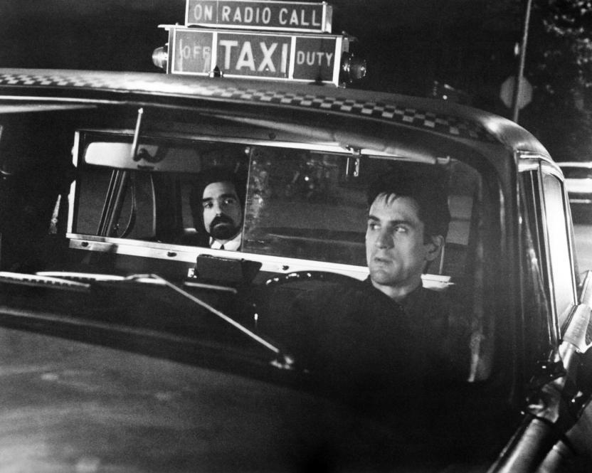Martin Scorsese y Robert De Niro en Taxi Driver (Fuente: IMDb)
