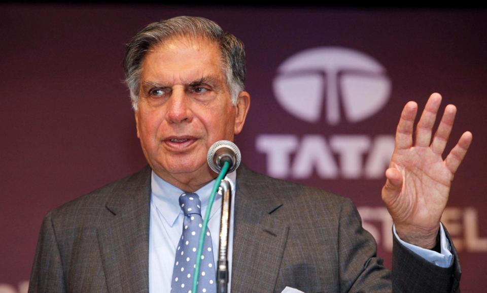 <span>Tata during the AGM of Tata Steel in Mumbai, August 2010.</span><span>Photograph: Danish Siddiqui/Reuters</span>