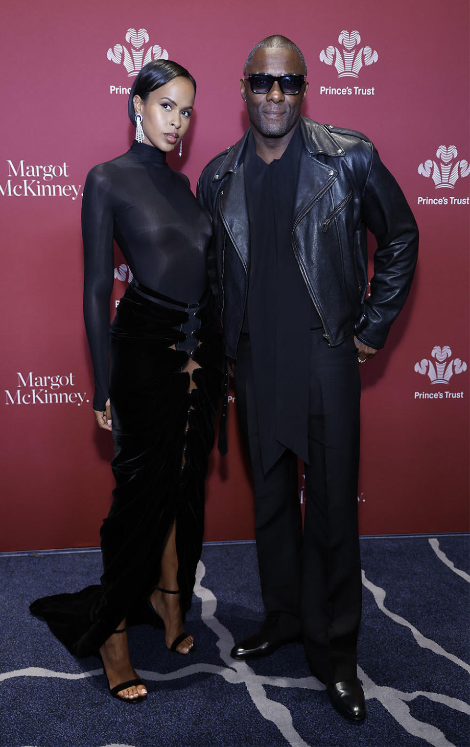 Sabrina Dhowre Elba and Idris Elba attend 2023 The Prince's Trust Gala at Cipriani South Street on April 27, 2023 in New York City.