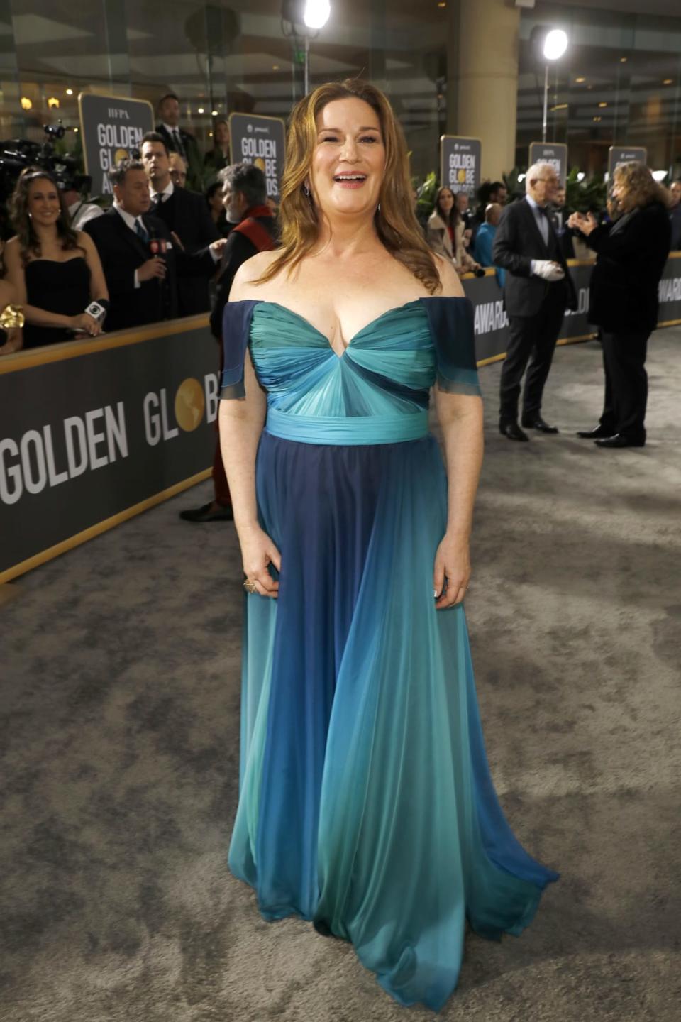 <div class="inline-image__caption"><p>Ana Gasteyer arrives at the 80th Annual Golden Globe Awards held at the Beverly Hilton Hotel on January 10, 2023 in Beverly Hills, California.</p></div> <div class="inline-image__credit">Trae Patton/NBC</div>