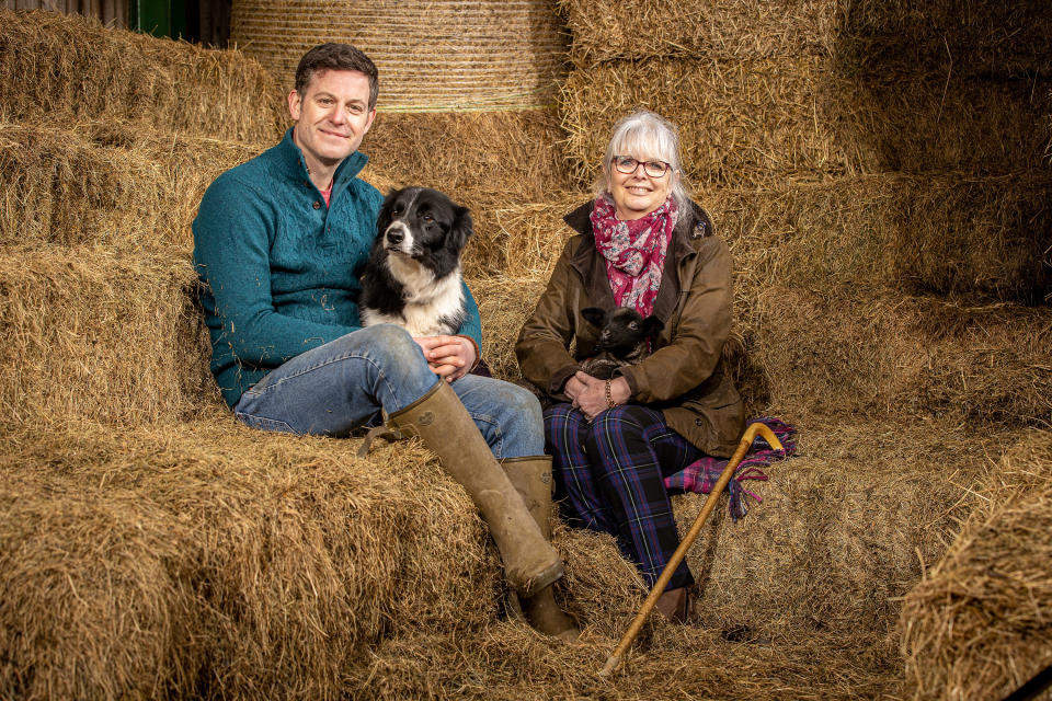 Matt Baker moved back to the family farm after his mum Janice was injured. (Channel 4)