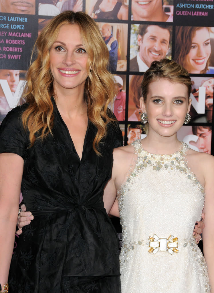 Valentine's Day LA Premiere 2010 Julia Roberts Emma Roberts