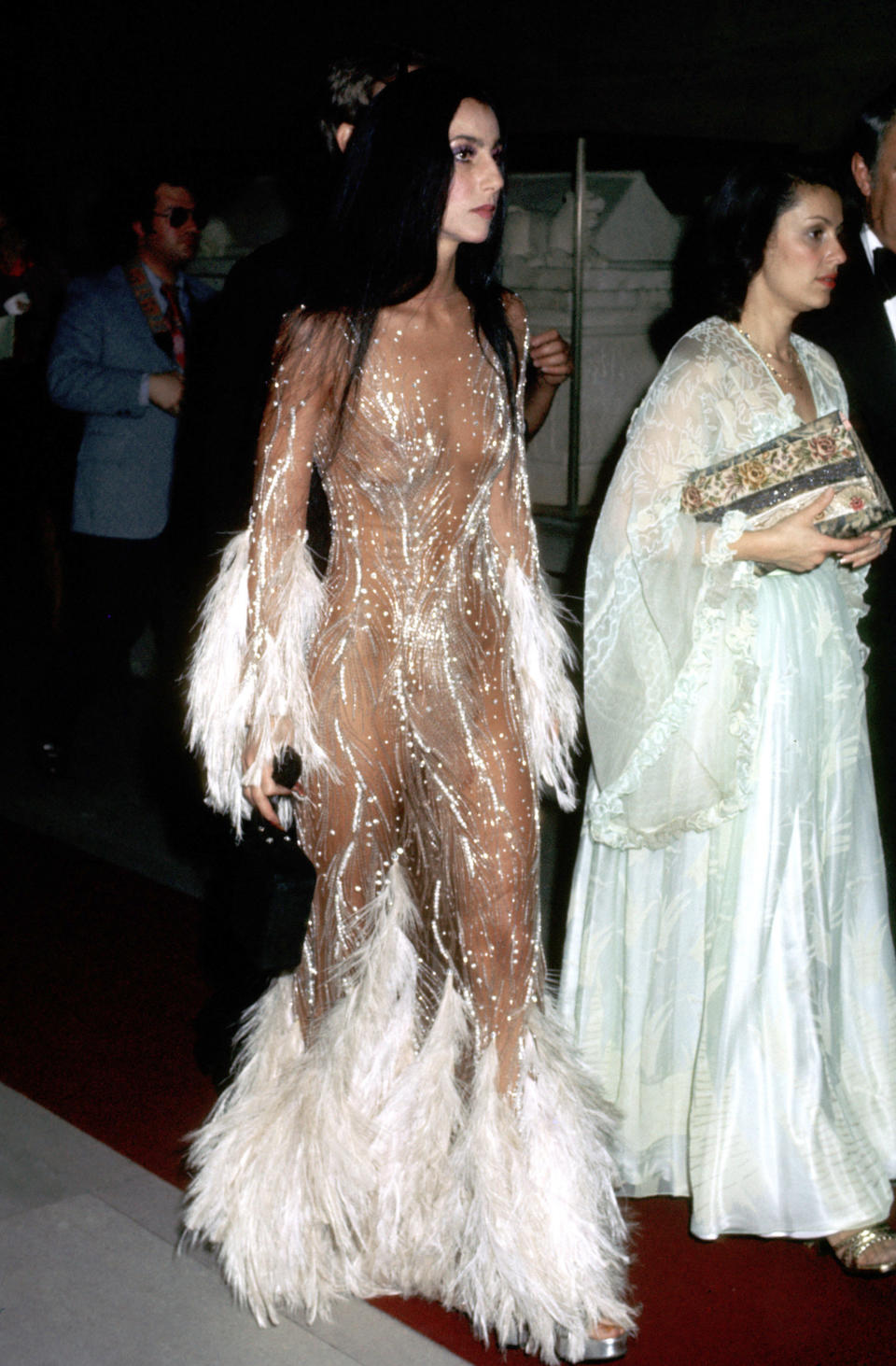 Cher at the first Met Gala.&nbsp;