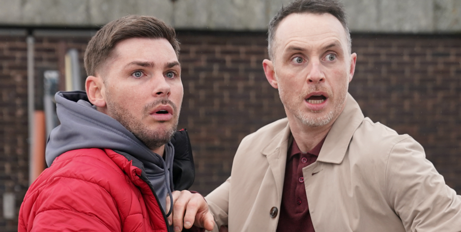 ste hay and james nightingale in hollyoaks