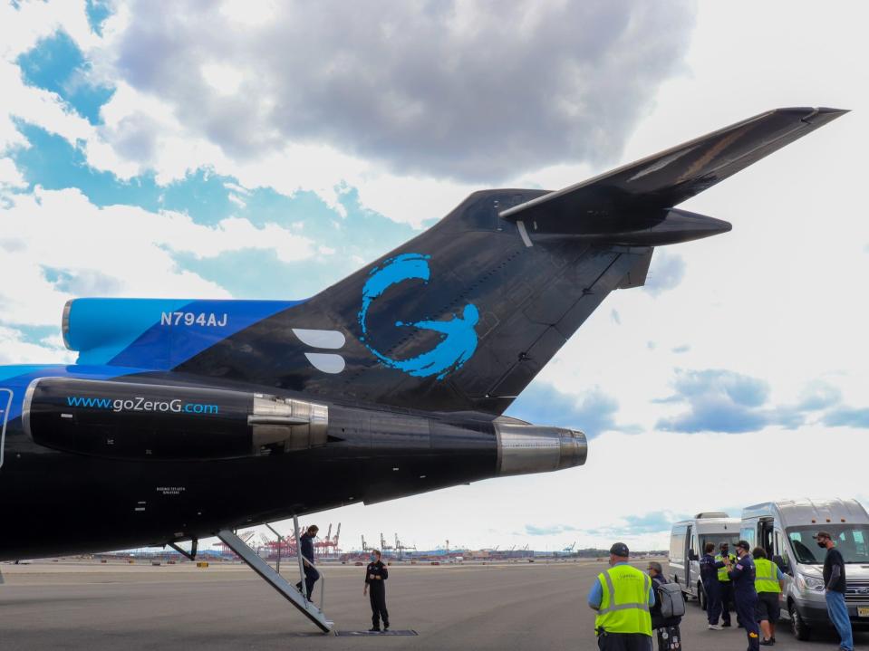 Zero G Experience Boeing 727