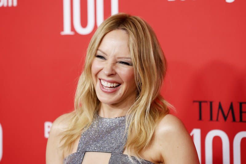 Kylie Minogue attends the TIME100 Gala on Thursday. Photo by John Angelillo/UPI