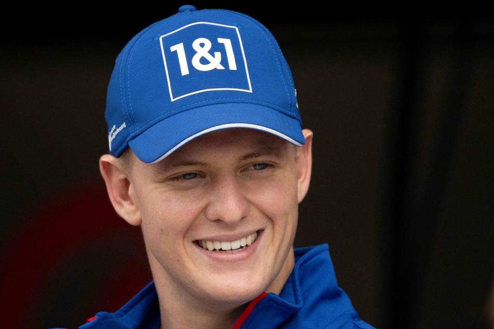 Mick Schumacher claimed his first Formula 1 points at Silverstone last week (AFP via Getty Images)