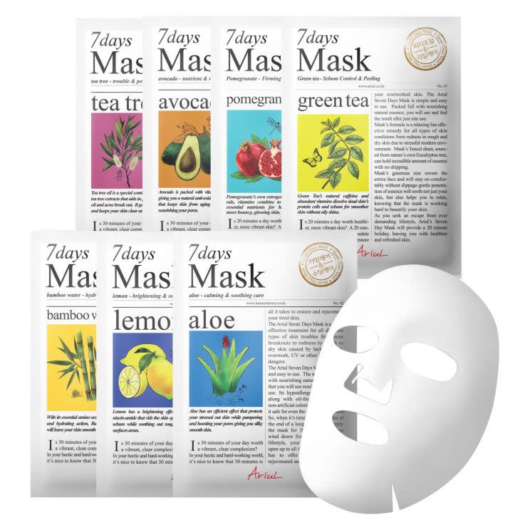 Ariul 7 Days Mask Sheet Set. (Photo: Target)