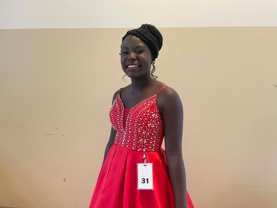 Twelve-year-old Nia Vaughn is already personally familiar with Capitol Hill. She wrote an amendment allowing teachers to get an extra $100 per year for school supplies. When asked what she likes about pageants, she said, “it’s a place to be yourself.” The Fairest of the Fair Pageant was held at Beaver Ridge United Methodist Church Saturday, July 9, 2022.
