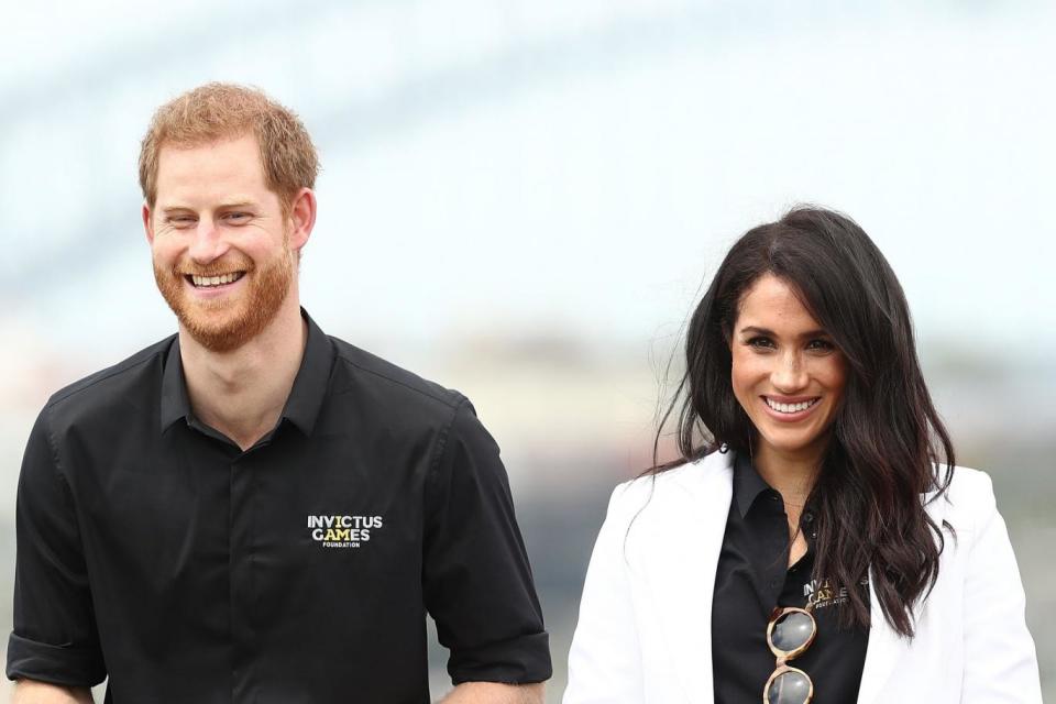 The couple earlier attended the Jaguar Land Rover Driving Challenge ahead of the Invictus Games opening ceremony (Getty Images)