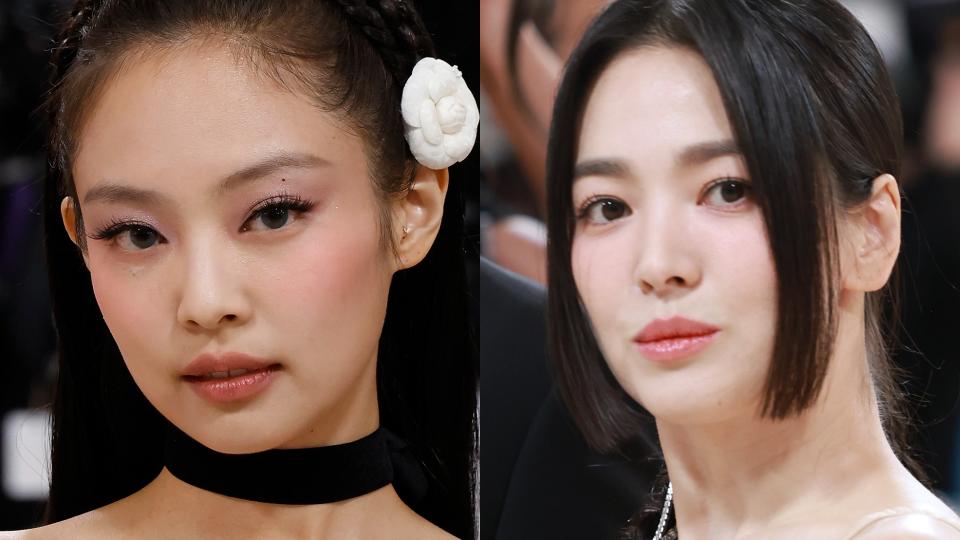 Jennie、宋慧喬粉嫩妝容重點4：清透的水光嘟嘟唇（圖片來源：Getty Image）