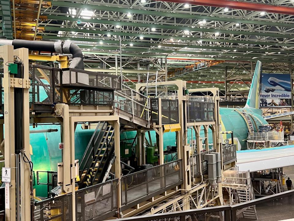 Boeing 747 Factory Tour.