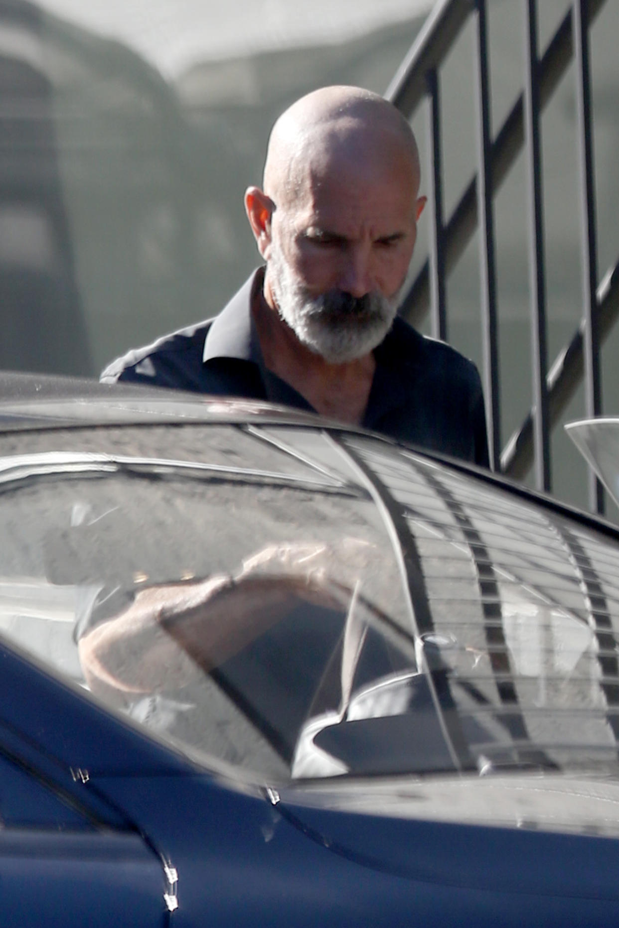 Mossimo Giannulli shows off fresh buzzcut on Nov. 16 ahead of his jail sentence this week.