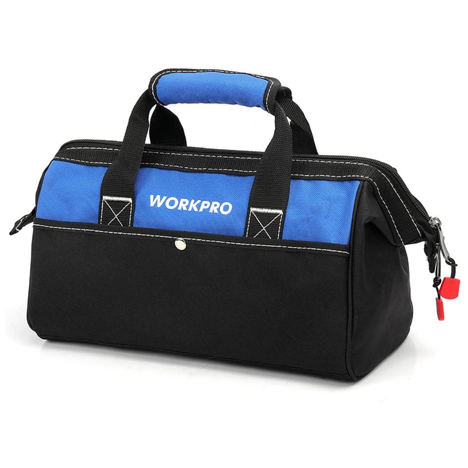 7) Workpro Wide Mouth Tool Bag