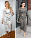 <p>Kim Kardashian's See-Through Style</p>