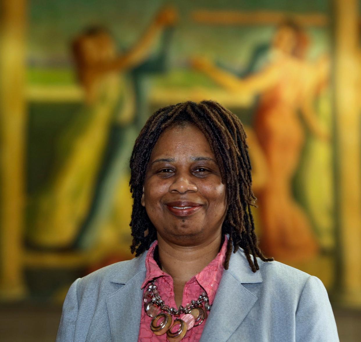 Former Columbus City Schools Internal Auditor Carolyn Smith on March 5, 2014. Smith, who helped expose the district's data-rigging scandal in the 2010s, resigned in 2022 after the Board of Education president instructed her to stop conducting a survey.