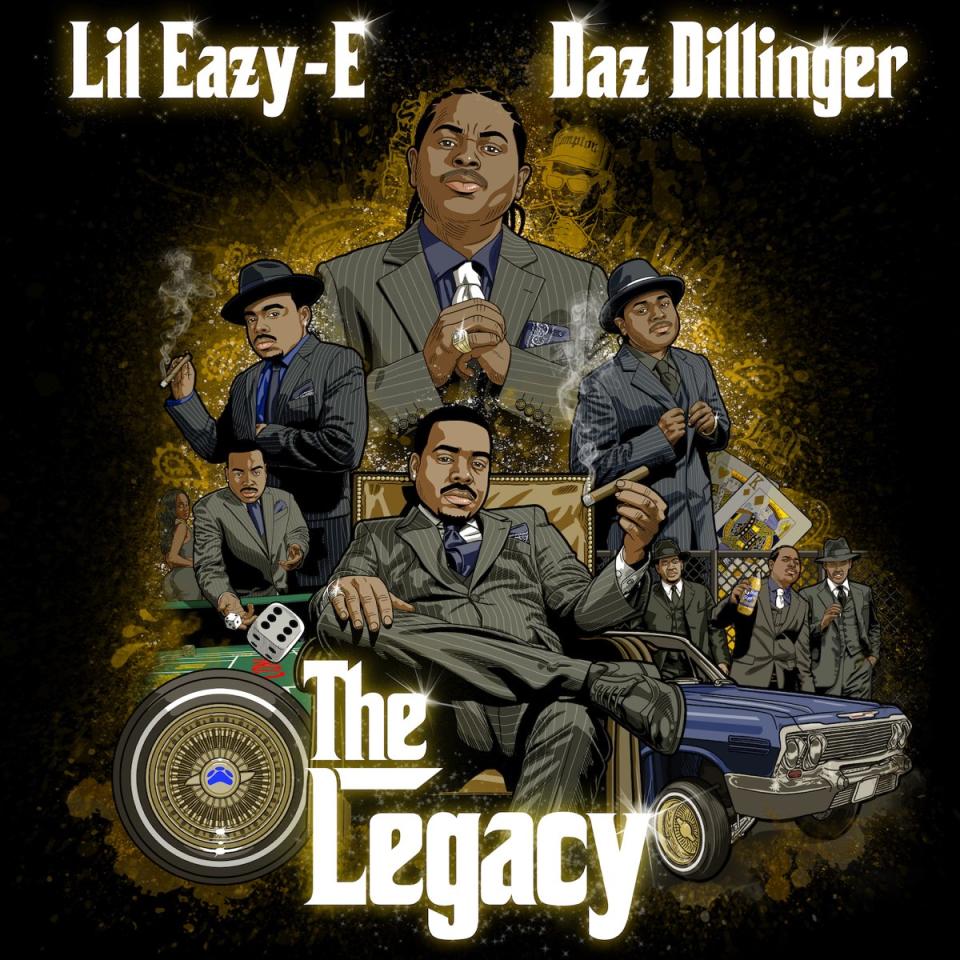 Lil Eazy-E and Daz Dillinger 'The Legacy' Album Artwork