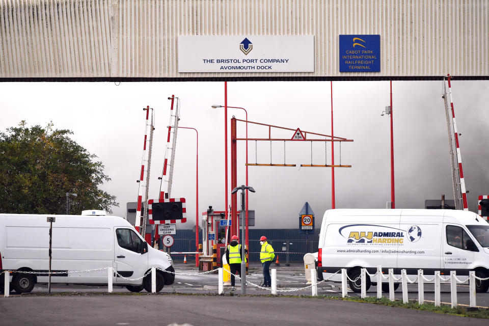 Avonmouth Dock fire