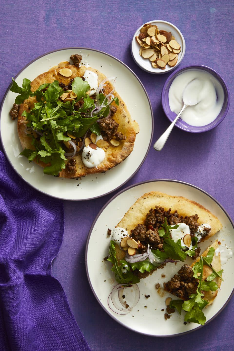 Mediterranean Pita Pizzas