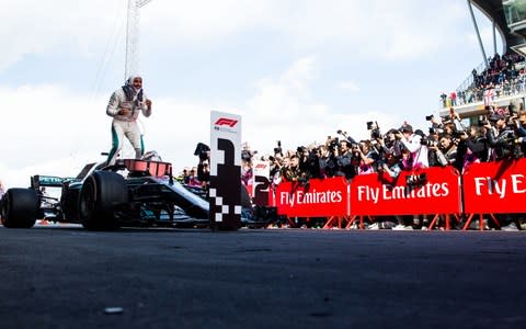  Lewis Hamilton of Mercedes and Great Britain during the Spanish Formula One Grand Prix at Circuit de Catalunya on May 13, 2018 - Credit: GETTY IMAGES