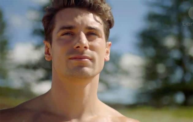 The Bachelor's Matty J has been gazing wistfully into the distance, no doubt looking for his lady love, ever since getting dumped on The Bachelorette last year. Source: Channel Ten