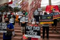 Protest following cancellation of decades-long pact between defense ministry and Philippines state university