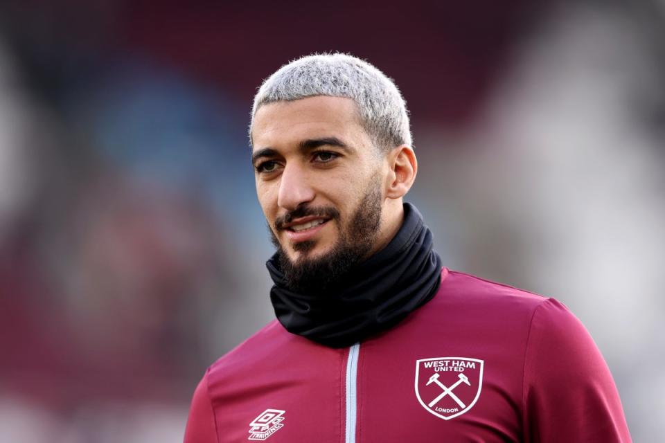 West Ham winger Said Benrahma has yet to accept a move to Lyon (Getty Images)