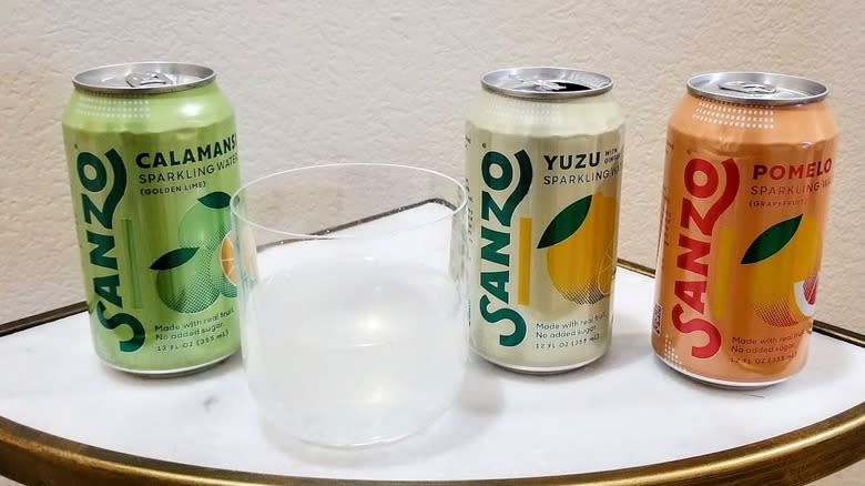 Sanzo sparkling waters