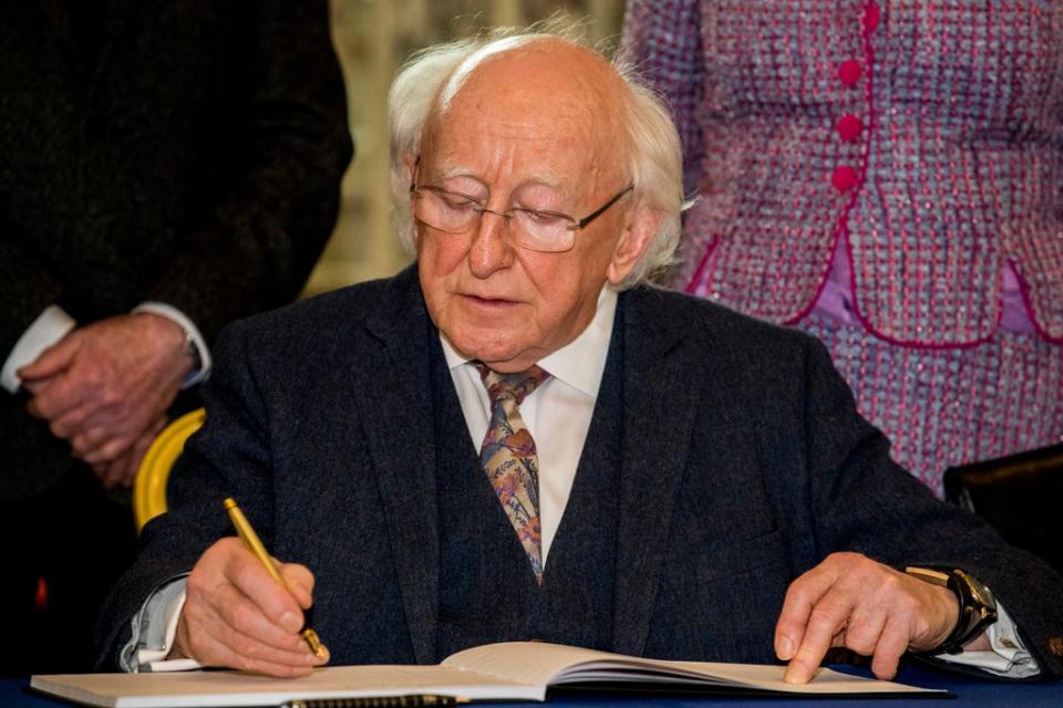 Irish President Michael D Higgins has paid tribute to Desmond Tutu (Liam McBurney/PA) (PA Archive)