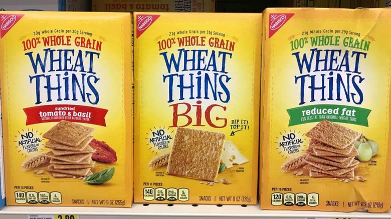 Wheat Thins at store