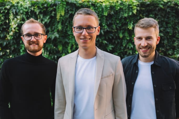 Airly founders Michał Misiek, Wiktor Warchałowski and Aleksander Konior