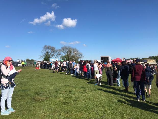 Dorset Echo: Some waited as long as half an hour in the toilet queue 