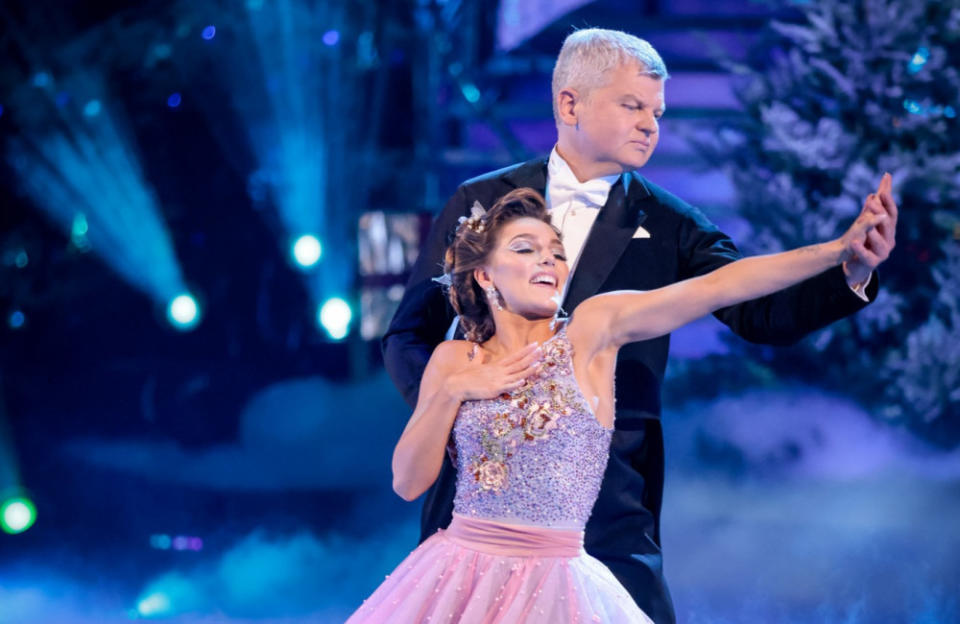 Adrian Chiles and Jowita Przystał on Strictly Come Dancing credit:Bang Showbiz