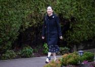 Huawei Chief Financial Officer Meng Wanzhou leaves her home to attend her extradition hearing in Vancouver