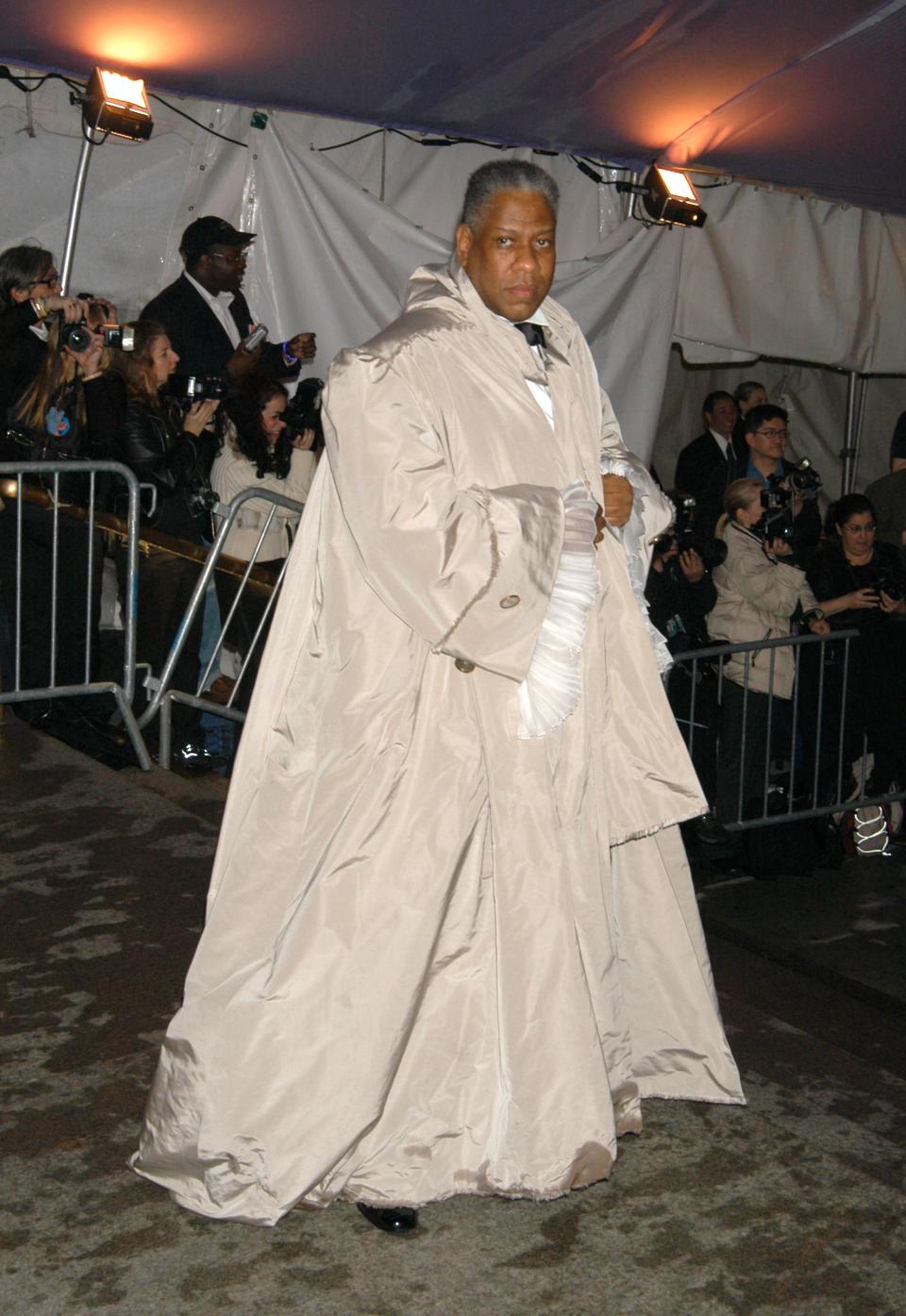 André Leon Talley at the 2004 Met Gala.