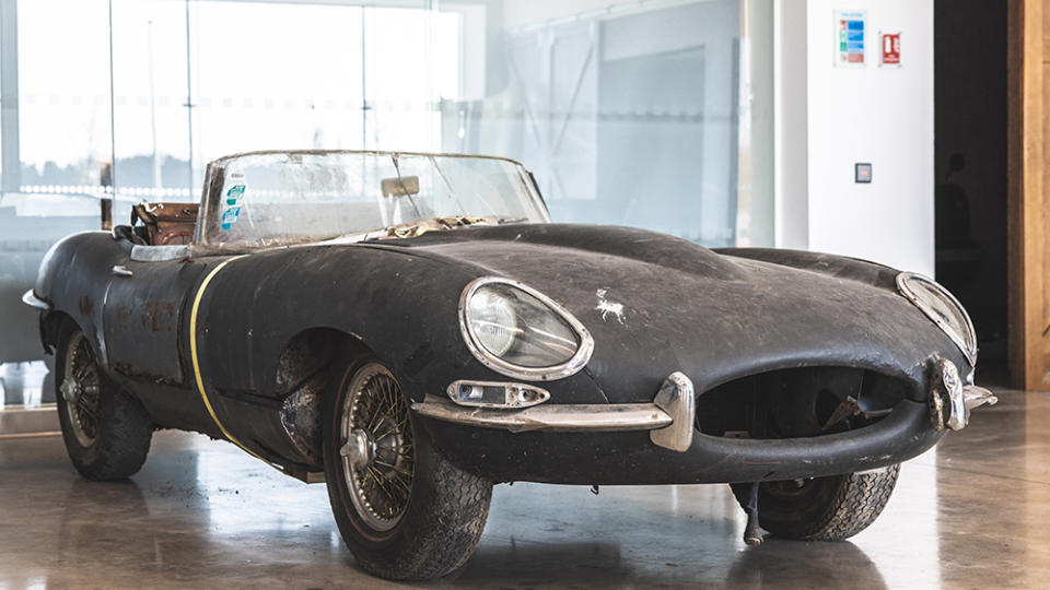 The 1965 E-Type used as the basis for the restomod - Credit: Jaguar