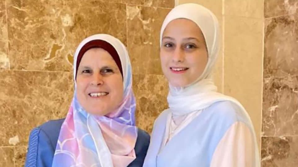 Sara with her mother, Hala. "My mother was all my life. My mother's life was dedicated to me and my siblings and my father. To her grandchildren, she was the loving 'Teta,'" Sara said. - Khreis Family
