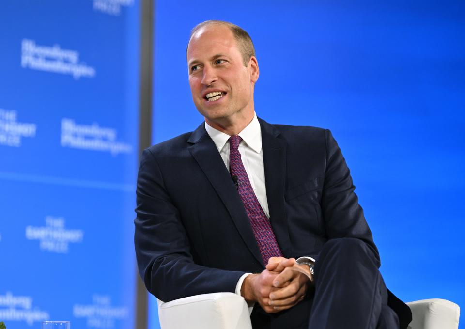 Prince William, Founder and President of The Earthshot Prize speaks onstage during The Earthshot Prize Innovation Summit on Sept. 19 in New York City.