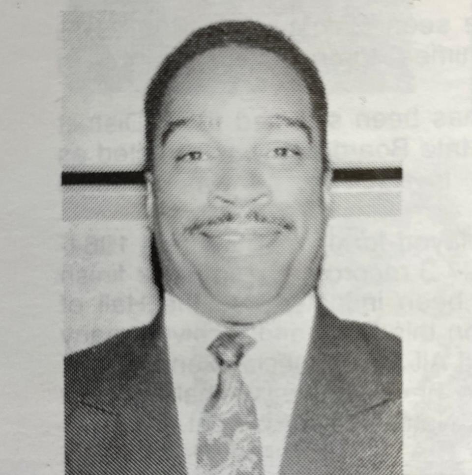 Assistant varsity coach Donald Brannon as he appeared on photo day for the 1993-94 Galesburg Silver Streaks boys basketball team.