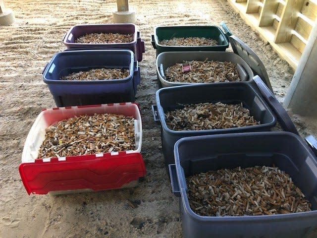 Tybee Island will officially ban smoking on the beach starting June 1. Fight Dirty Tybee's Tim Arnold said the group can fill an 18-gallon bin with discarded cigarettes over the course of two months during Tybee's busiest season.