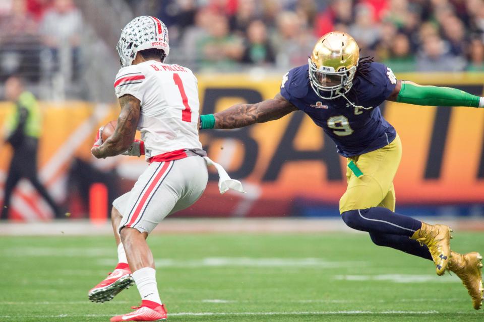 Ohio State football vs. Notre Dame now officially a top-five matchup