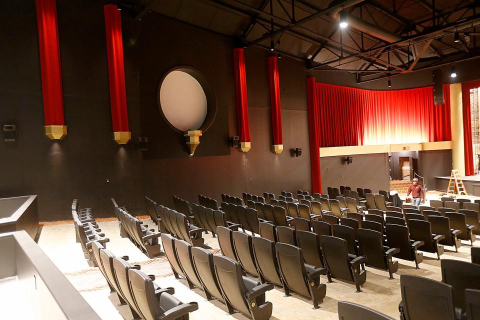 Renovations are nearly complete at The Ashland, which is set to open May 5. Along with a name change, the theater's seats are roomier and the space is suitable for more than movies.