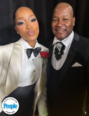 <p>Kenya Rucker</p> Keke Palmer at the NAACP Image Awards