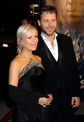 Danielle Spencer and Russell Crowe at the LA premiere of 20th Century Fox's Master and Commander: The Far Side of the World