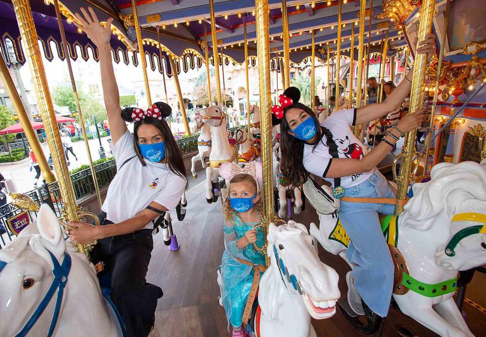 <p>What's better than a birthday at Disney? The <em>Total Bellas</em> twins headed to Disneyland to celebrate Brie's daughter Birdie's fourth birthday, snapping a sweet picture on the King Arthur Carrousel.</p>