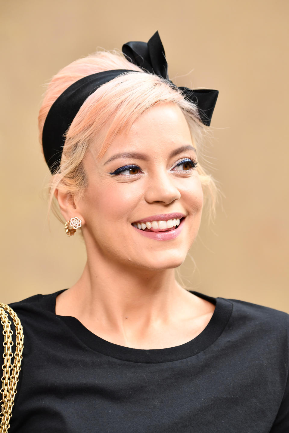 Lily Allen has fired back at a troll who shared a very explicit photo of her. (Photo: Getty)